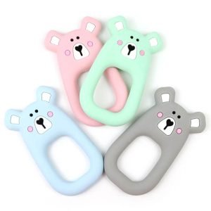 custom silicone teether teething toys for baby