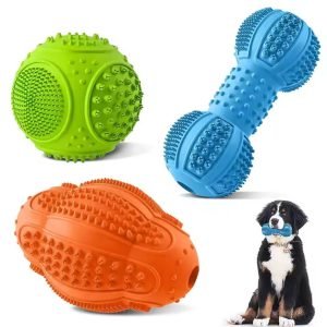Silicone toys for dogs to chew and dogs to fetch toys