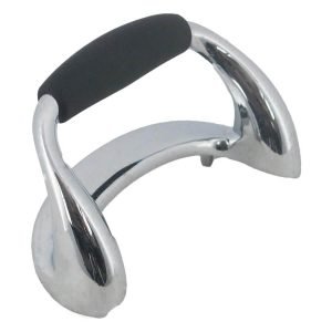 Metal bracket silicone handle overmolding